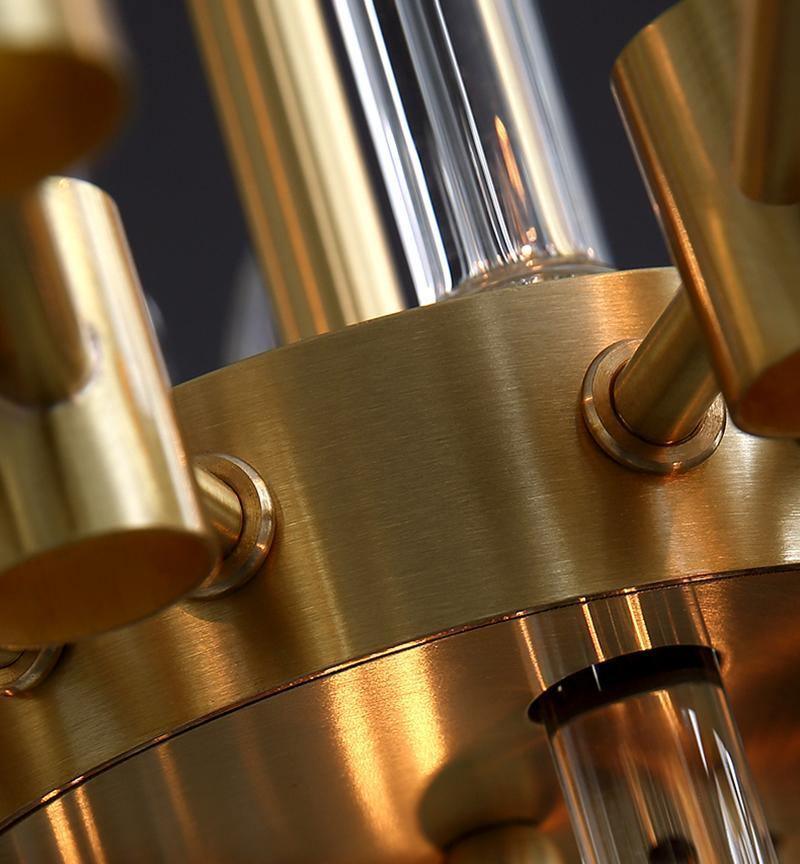 Regal Brass Chandelier