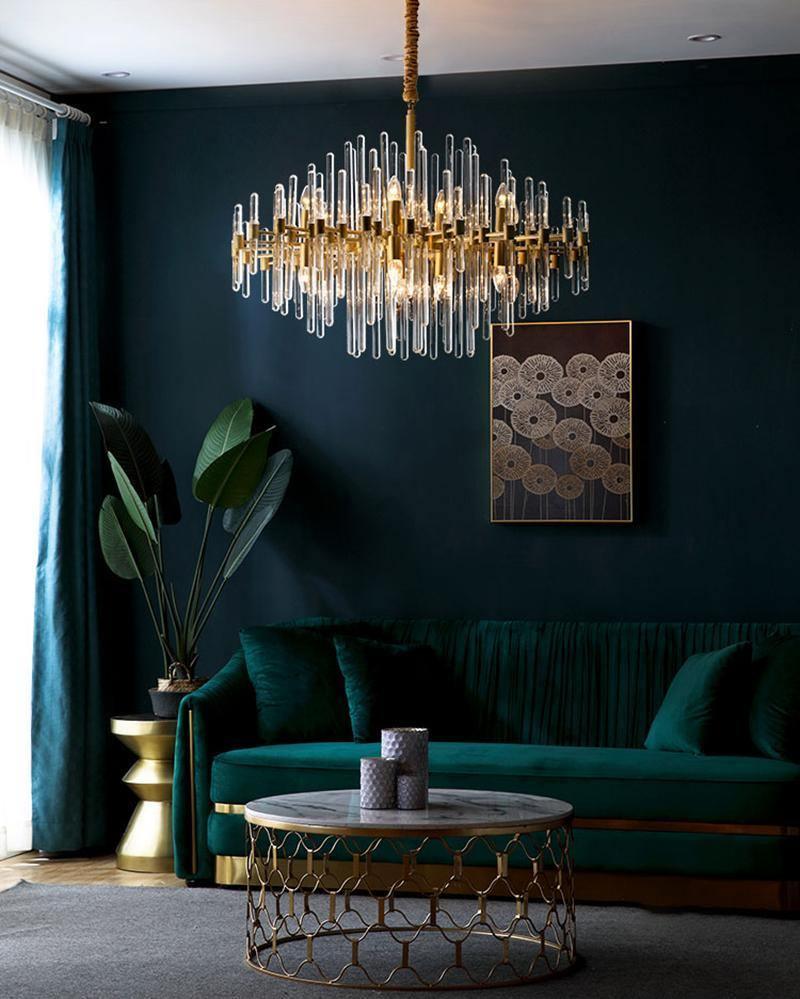 Regal Brass Chandelier