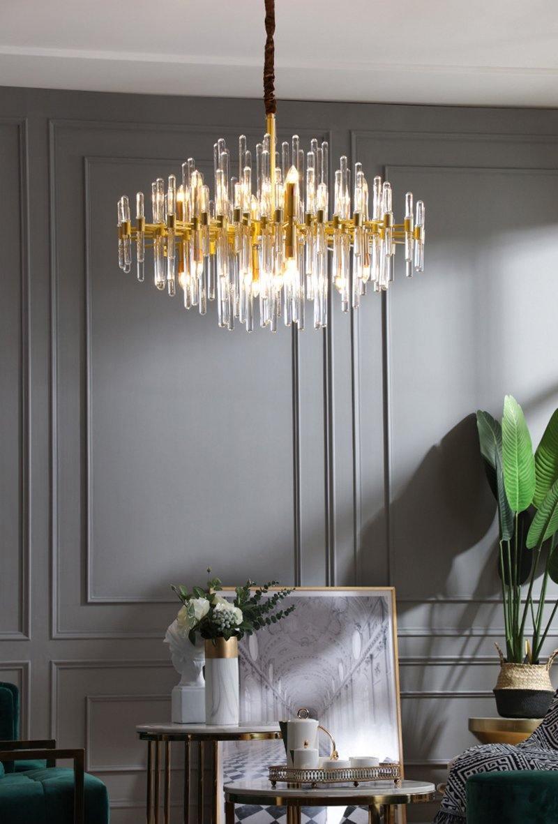 Regal Brass Chandelier