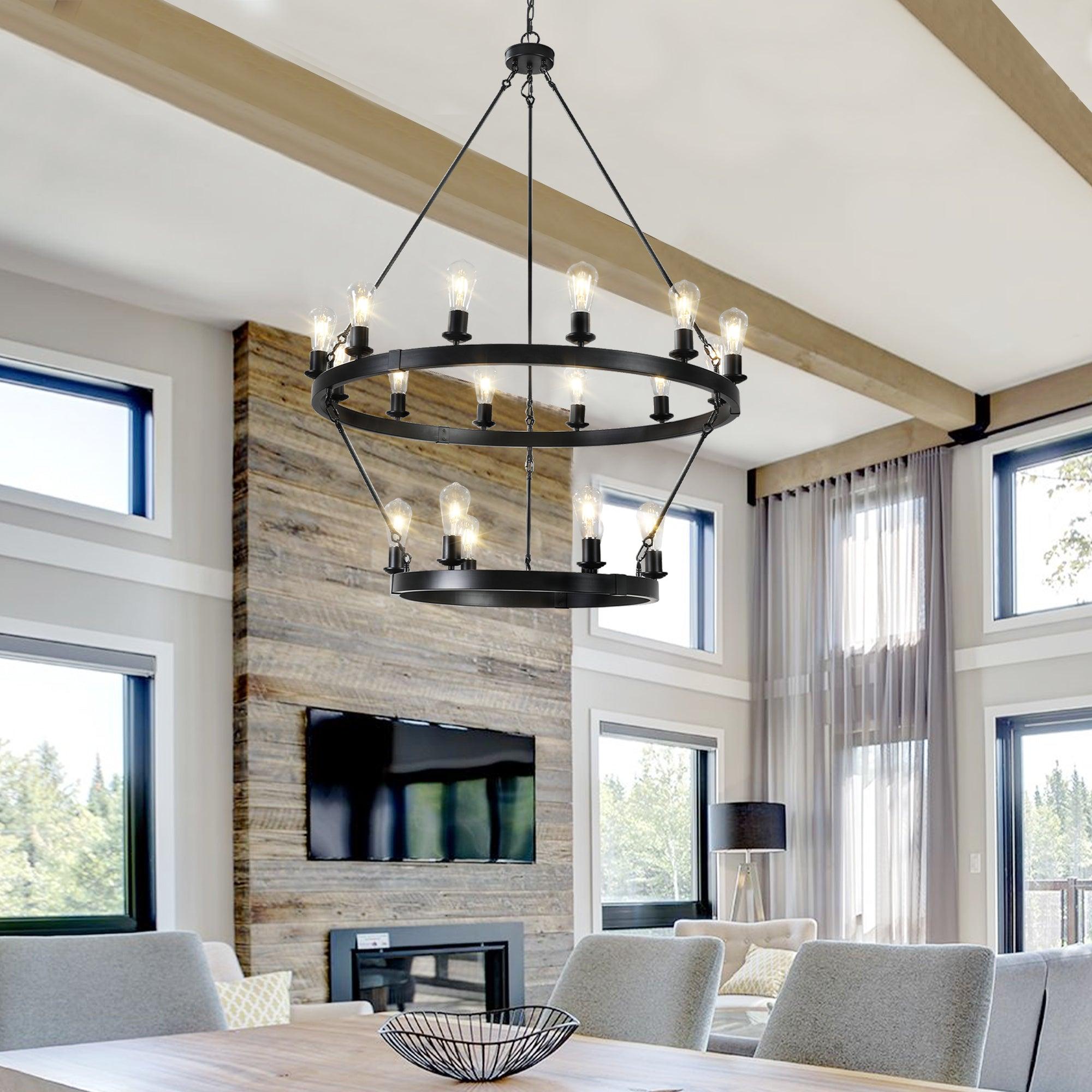 Retro style Farmhouse Chandelier