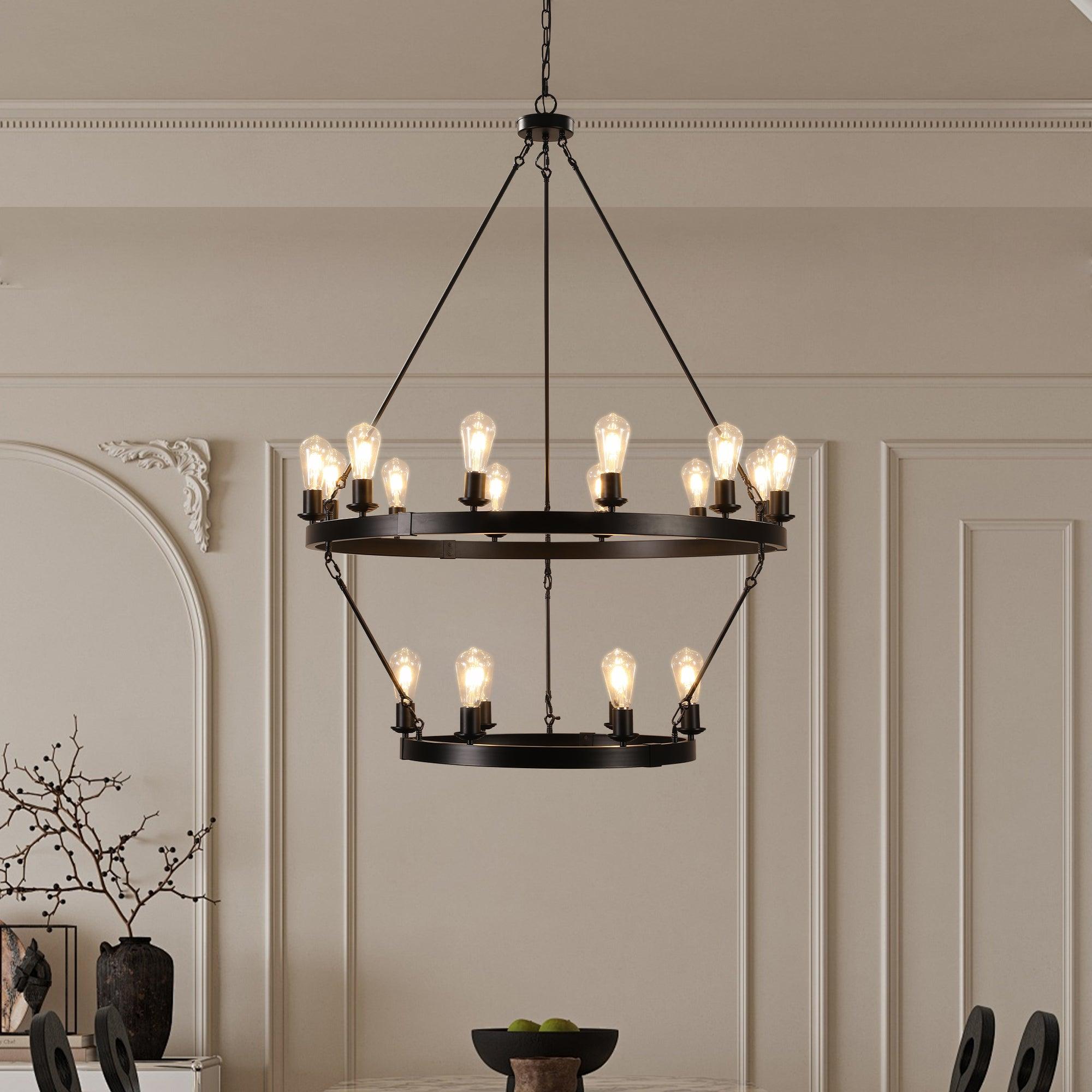 Retro style Farmhouse Chandelier