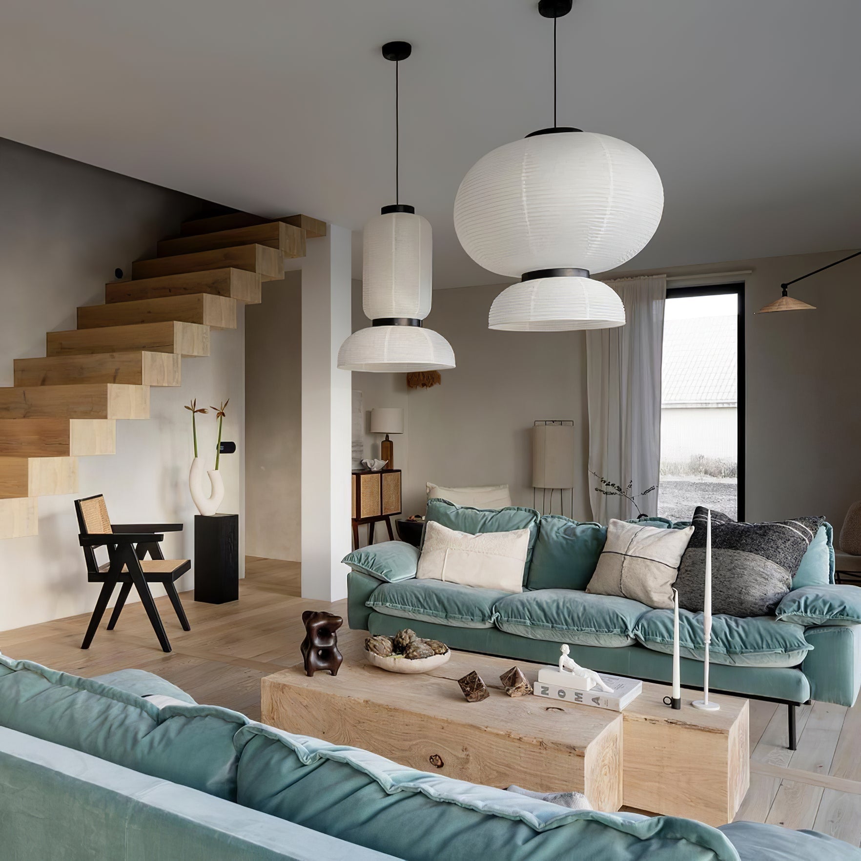 Rice Paper Lantern Pendant Lamp Type A