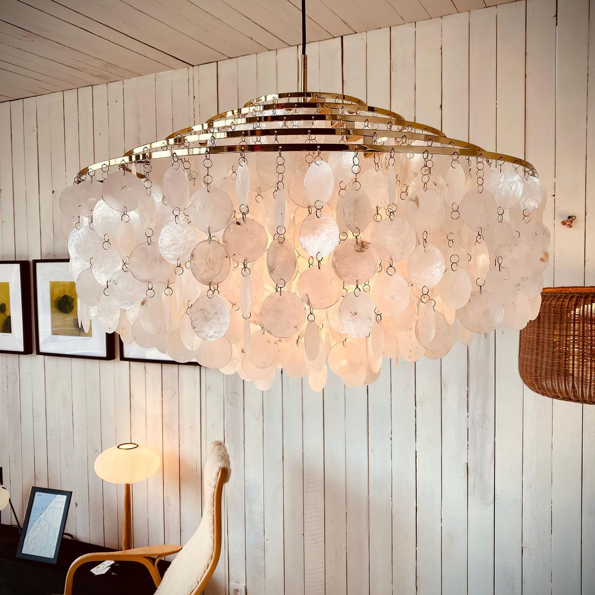 Riley Shell Chandelier
