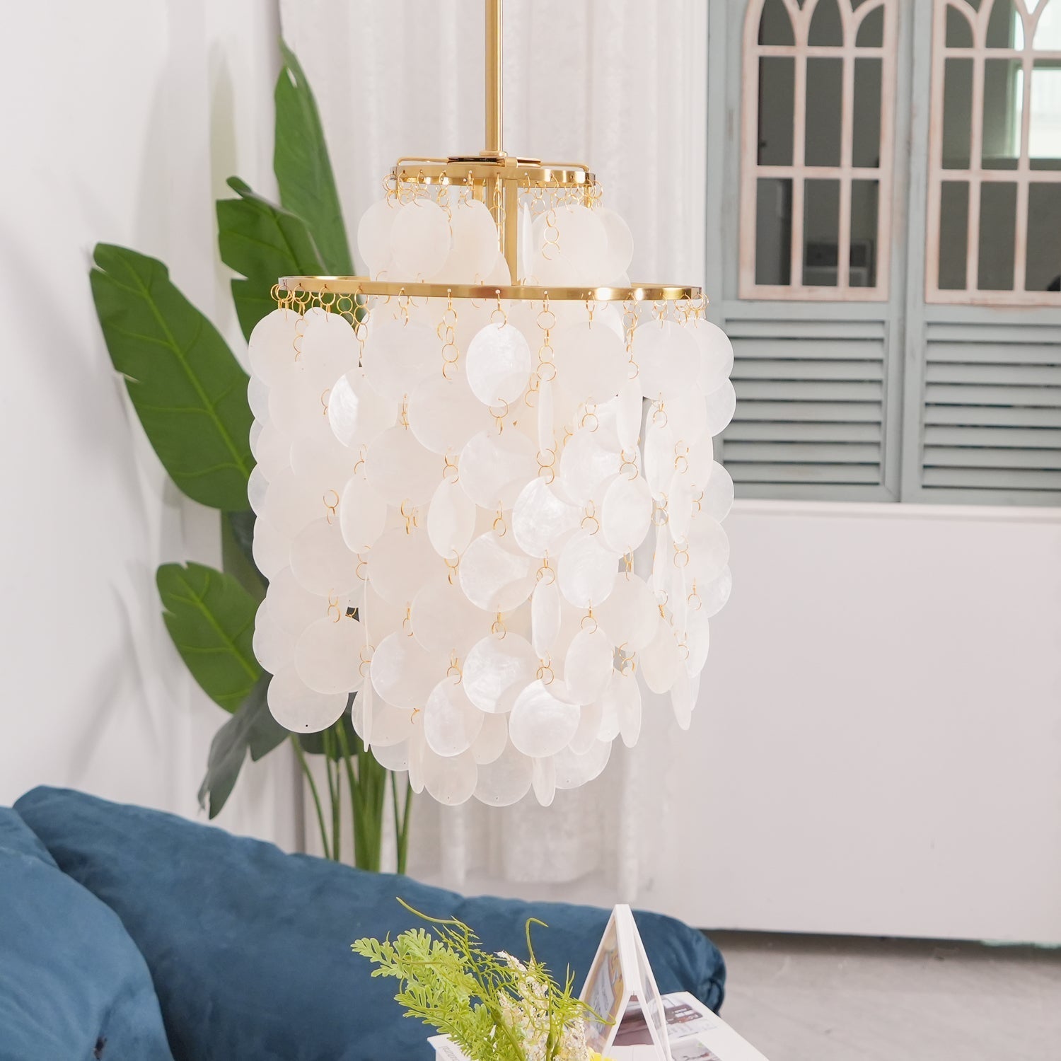 Riley Shell Chandelier