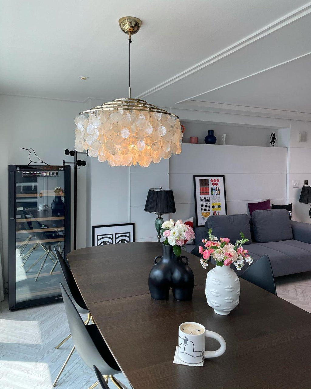 Riley Shell Chandelier