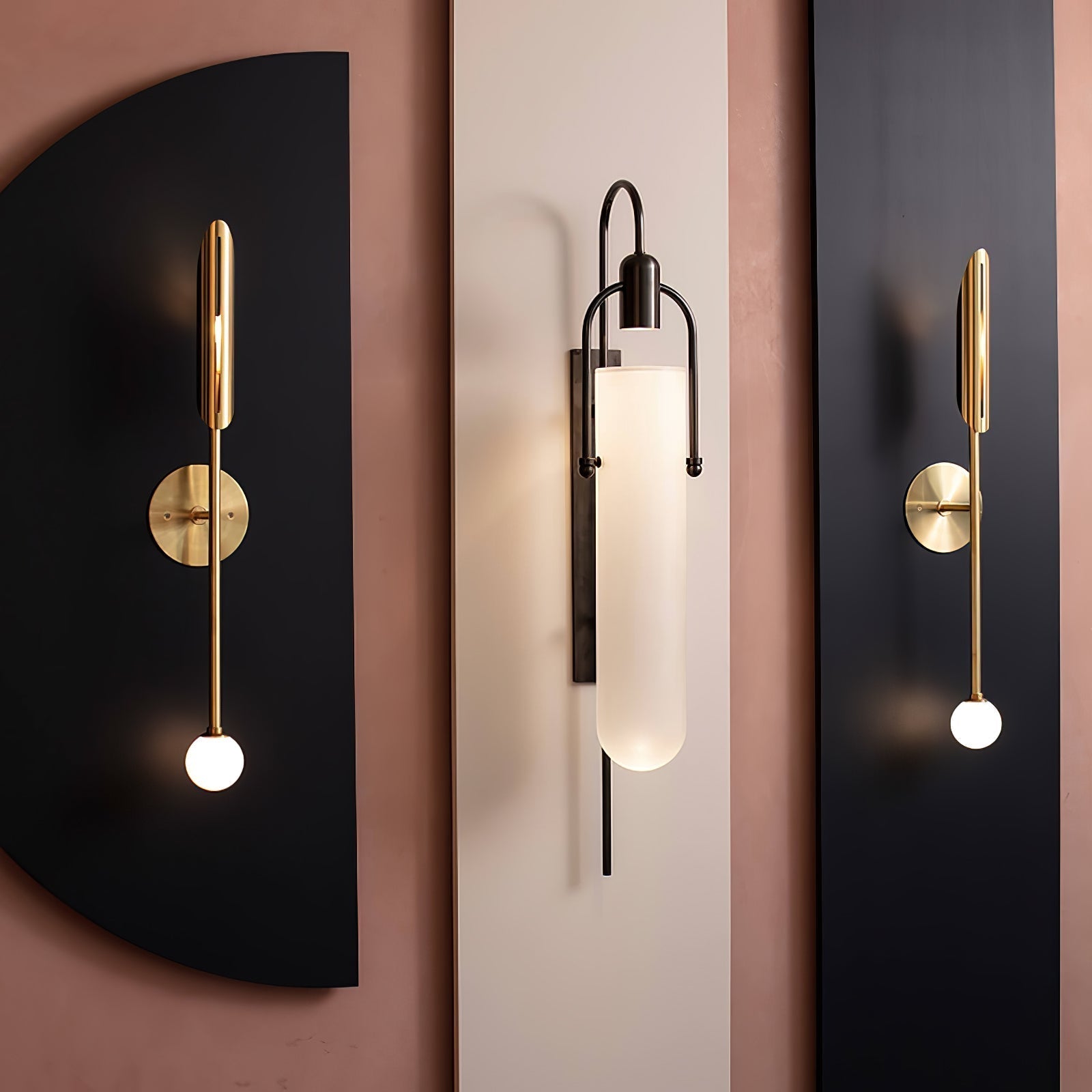Ring Pillar Wall Light