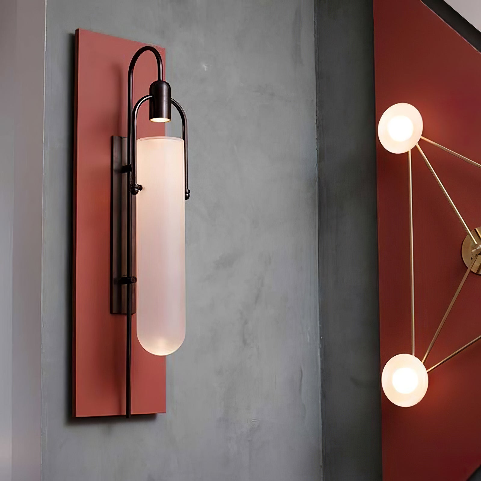Ring Pillar Wall Light