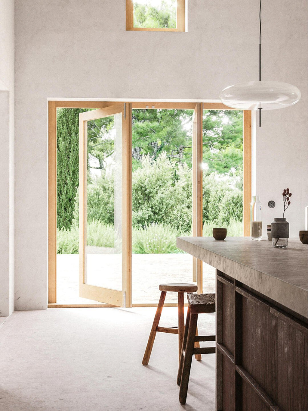 Rough Stone Pendant Lamp