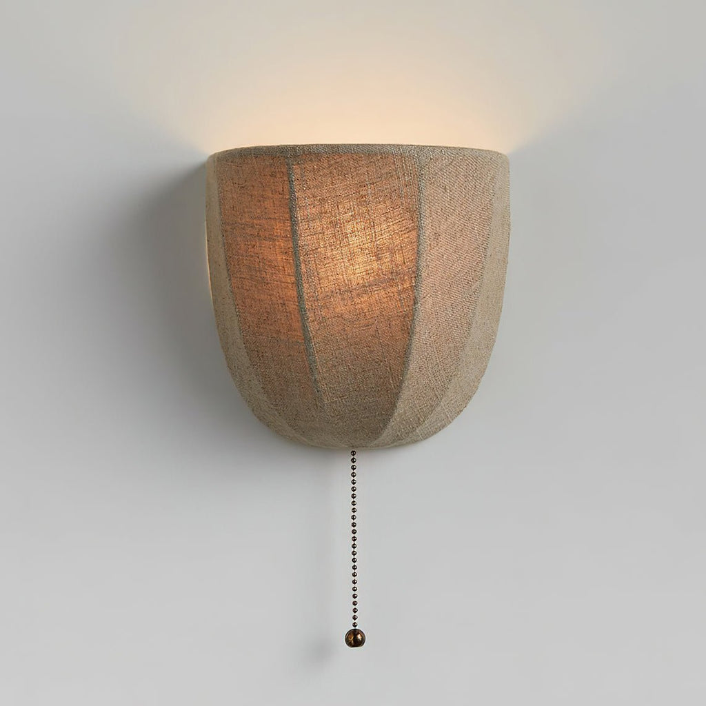 Sienna Linen Wall Sconce - ZozHome