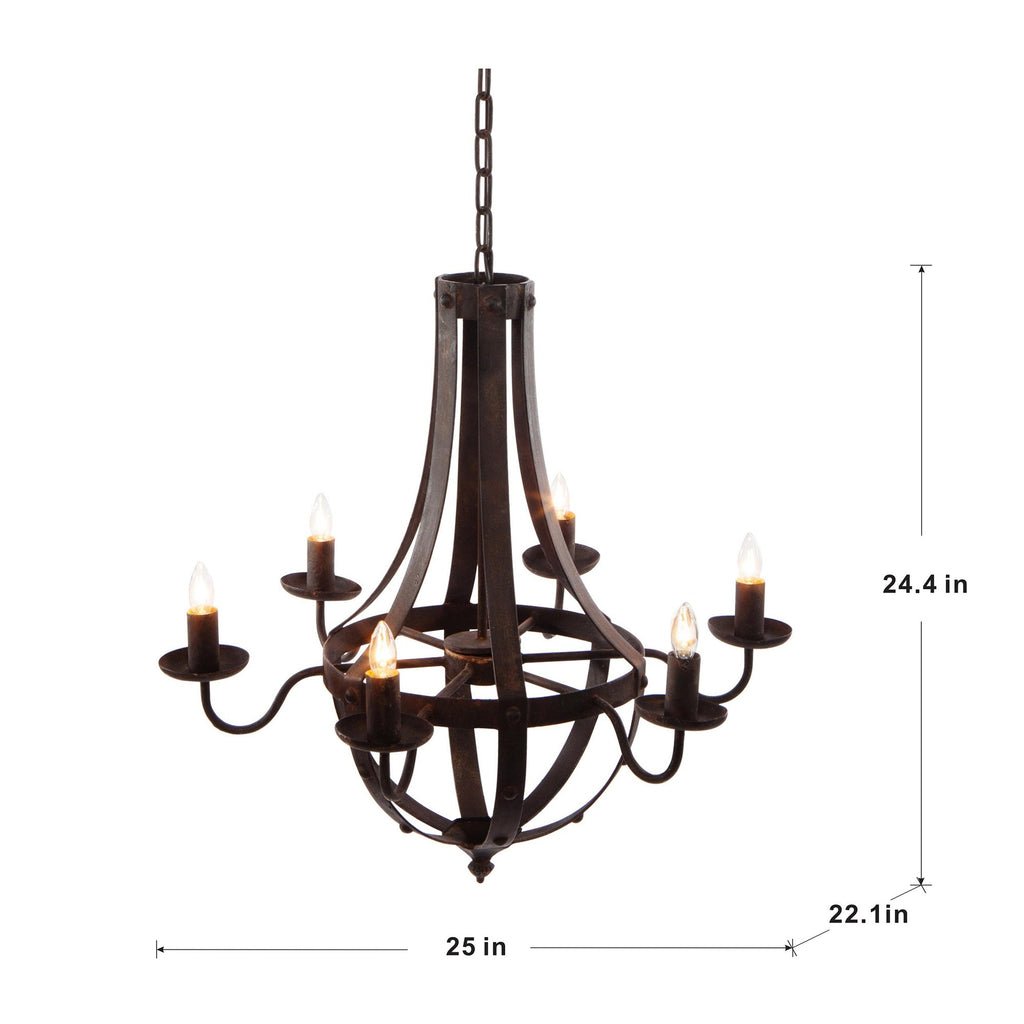 Sierra Industrial Chandelier