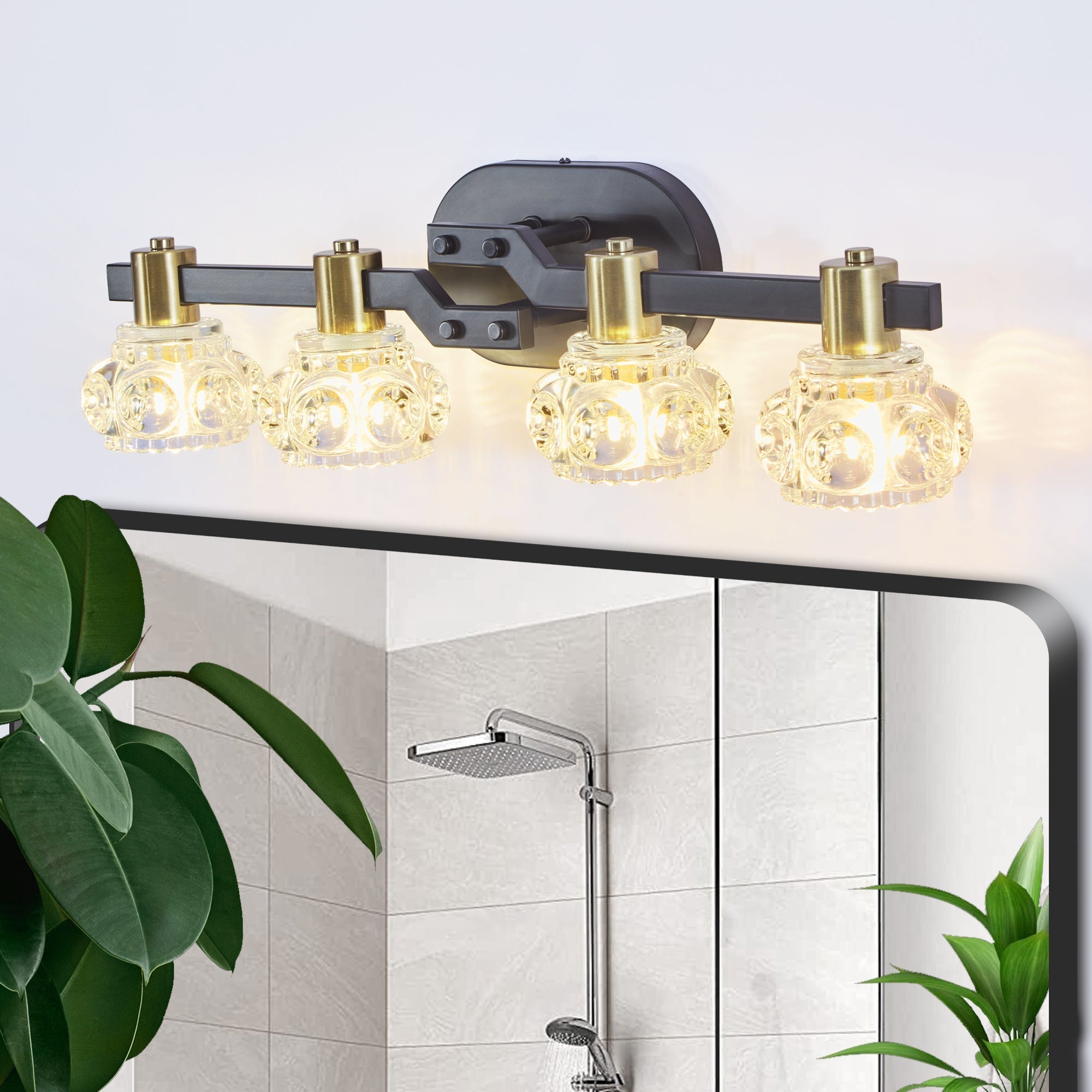 Solara Crystal Vanity Light