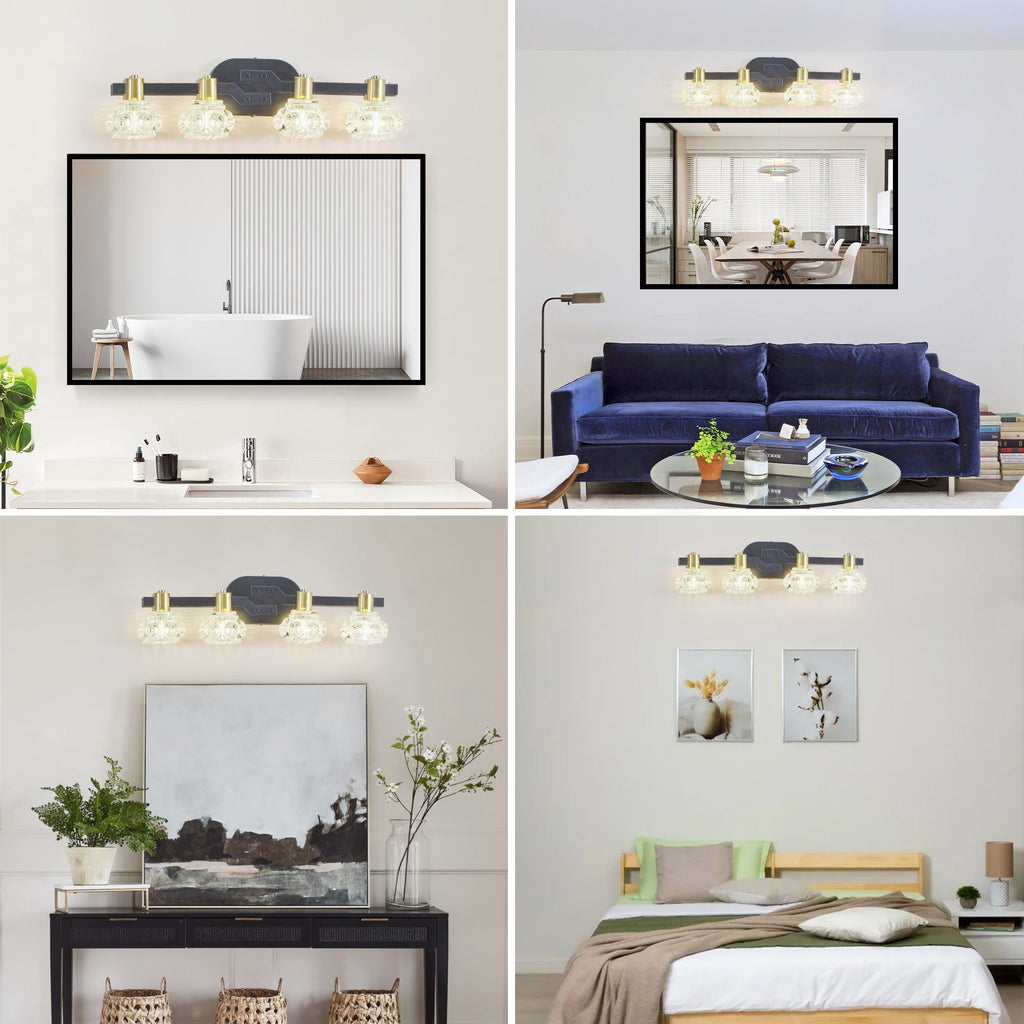 Solara Crystal Vanity Light