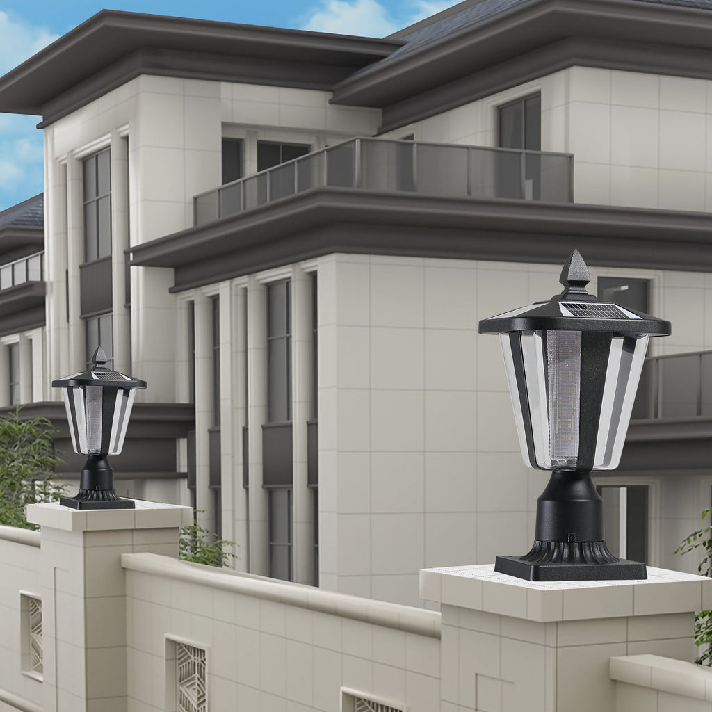 SolarGlow Outdoor Column Lights