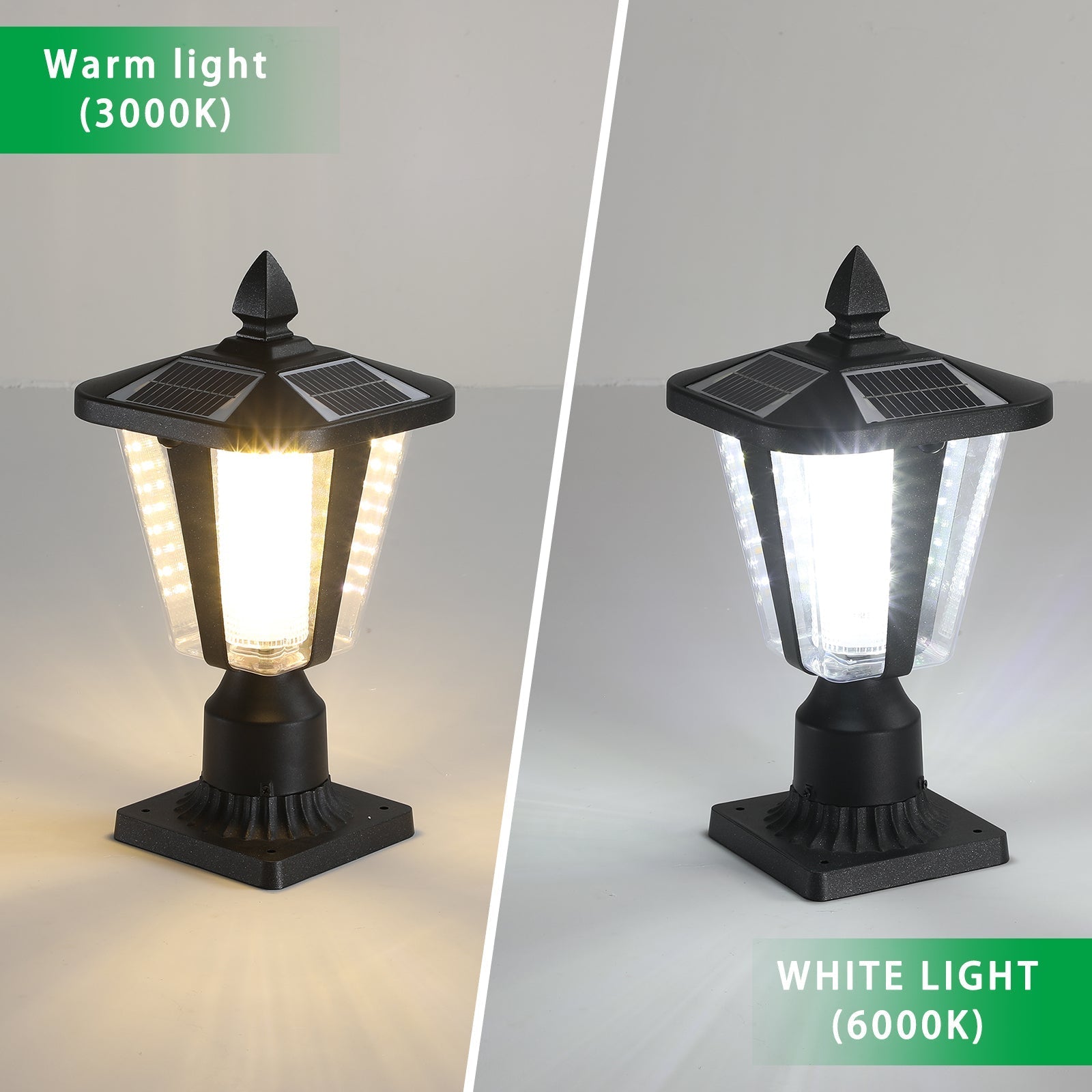 SolarGlow Outdoor Column Lights