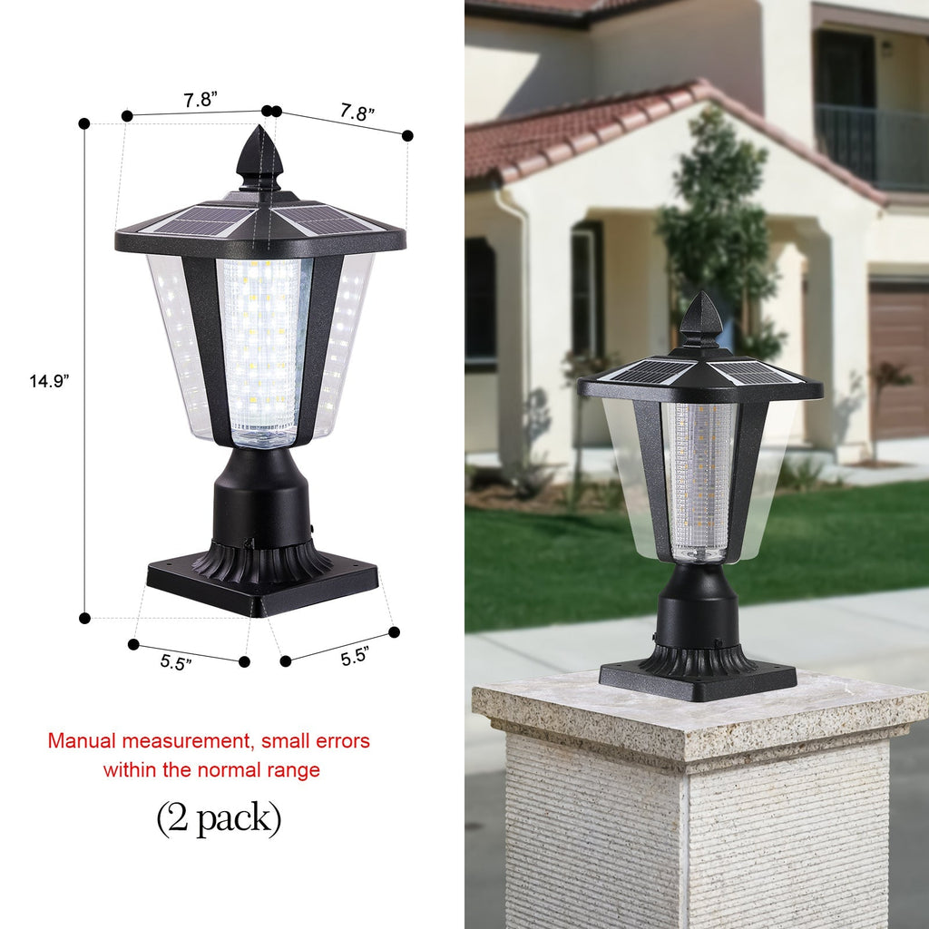 SolarGlow Outdoor Column Lights