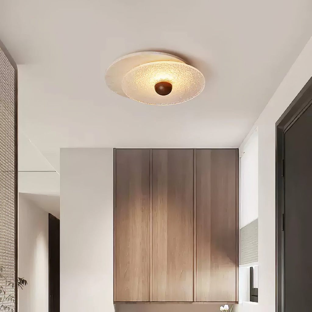 Solvian Travertine Ceiling Light