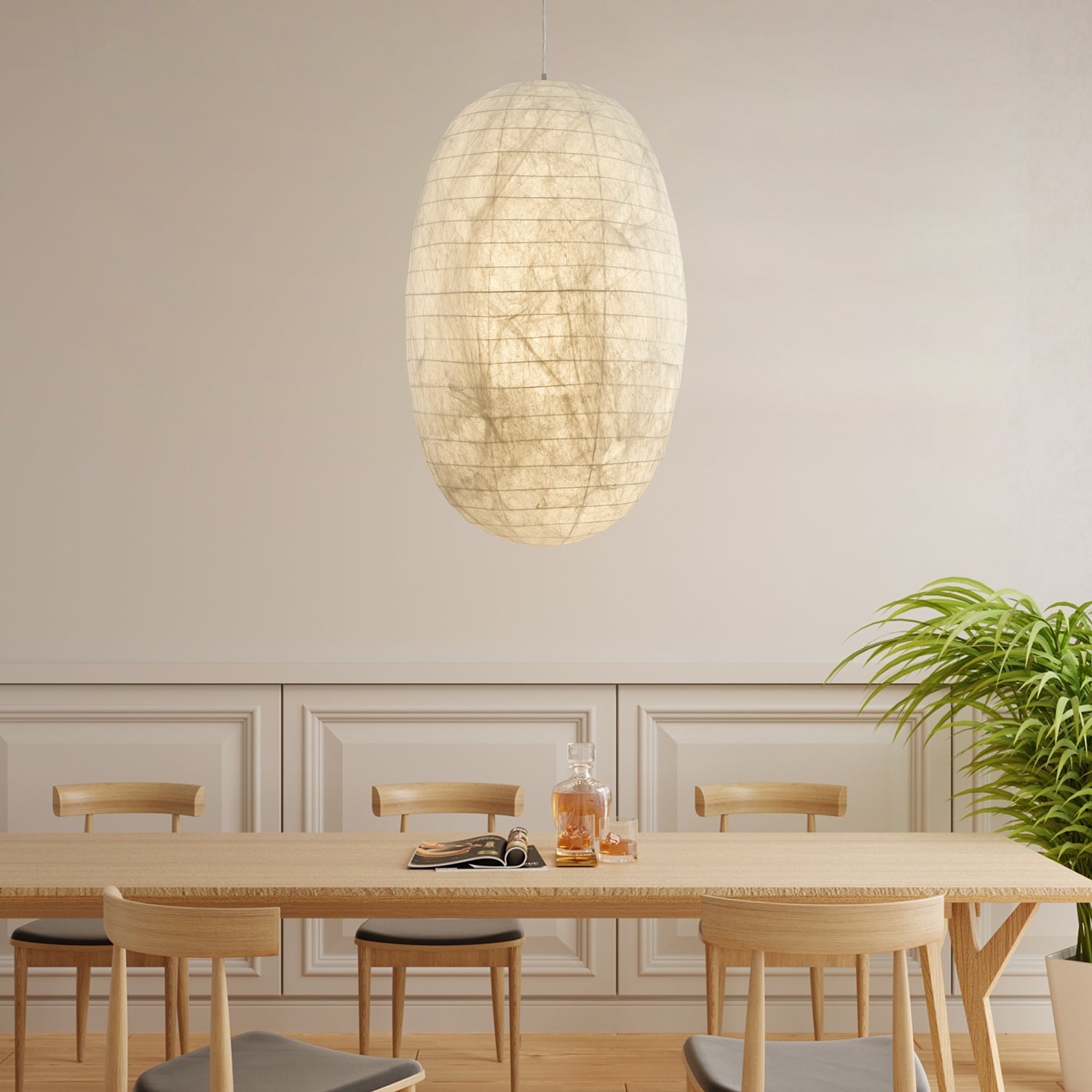 Sophia Silk Pendant Lamp - ZozHome