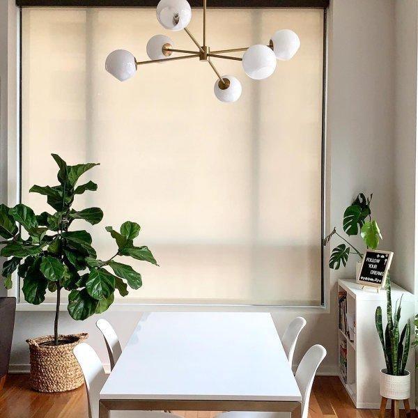 Staggered Glass 6 Light Chandelier