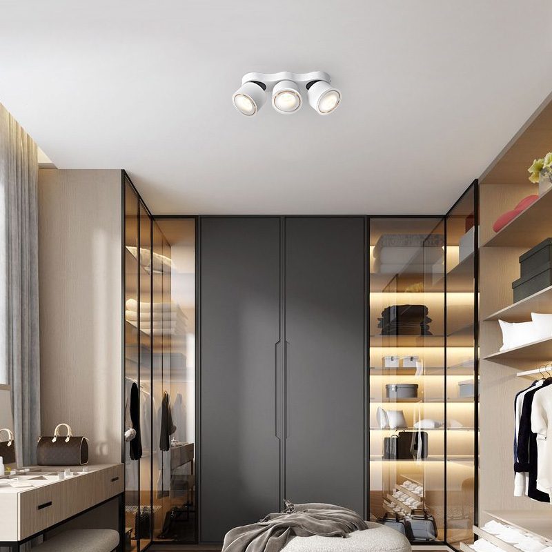 Three heads Rotating Folding Ceiling Lamp