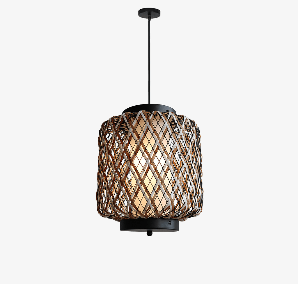 Time Village Rattan Woven Pendant Light