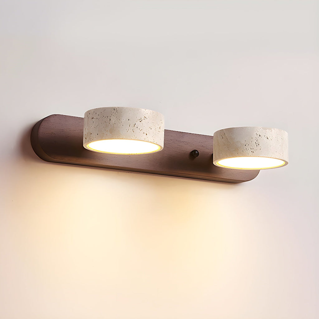 Travertine Duo Wall Light - ZozHome