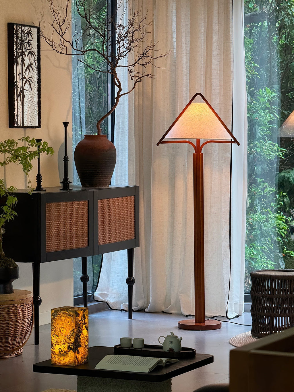 Triangle Shade Floor Lamp