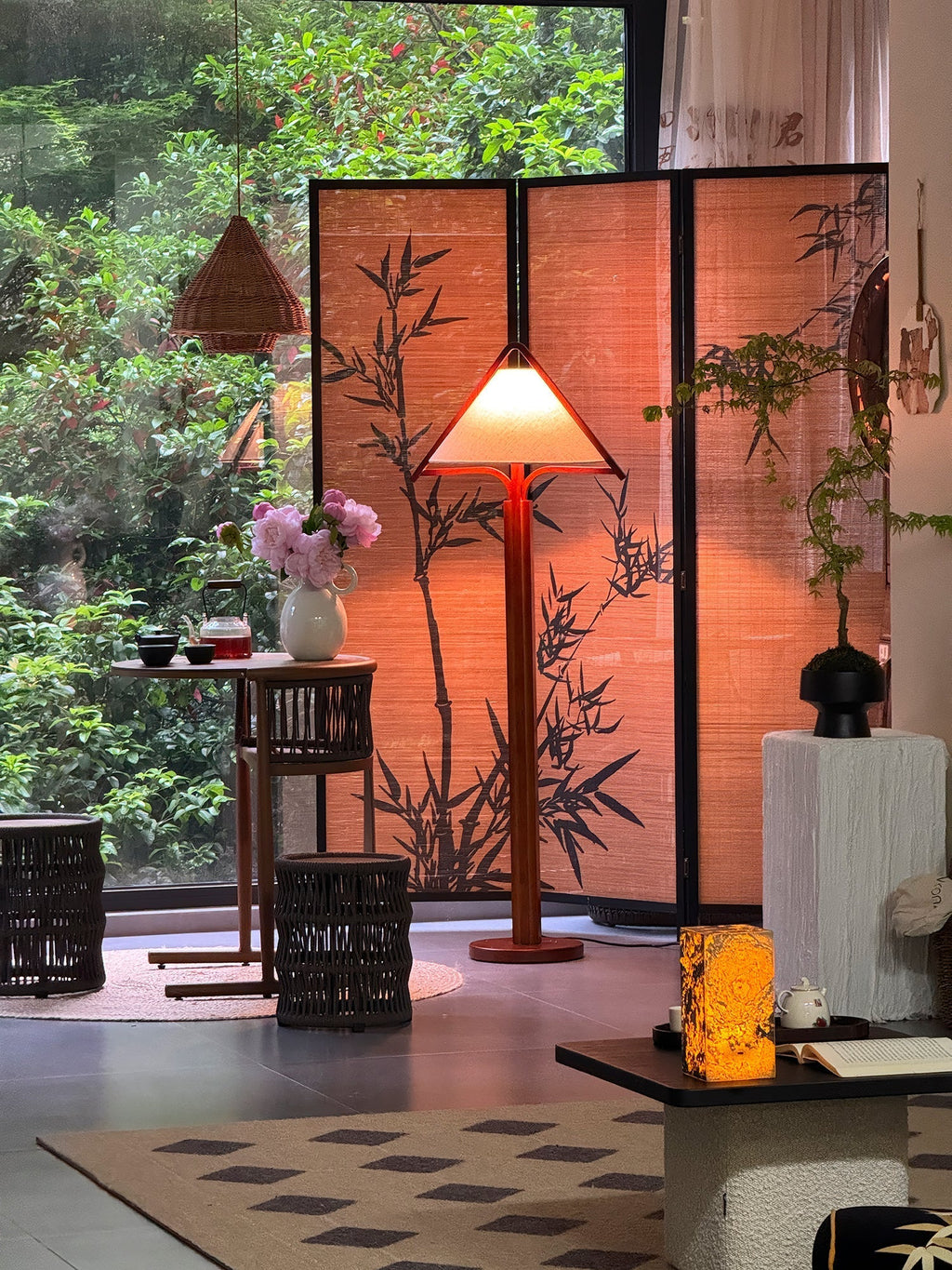 Triangle Shade Floor Lamp