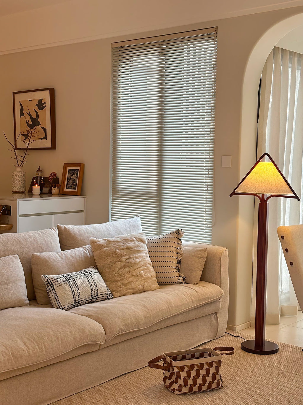 Triangle Shade Floor Lamp