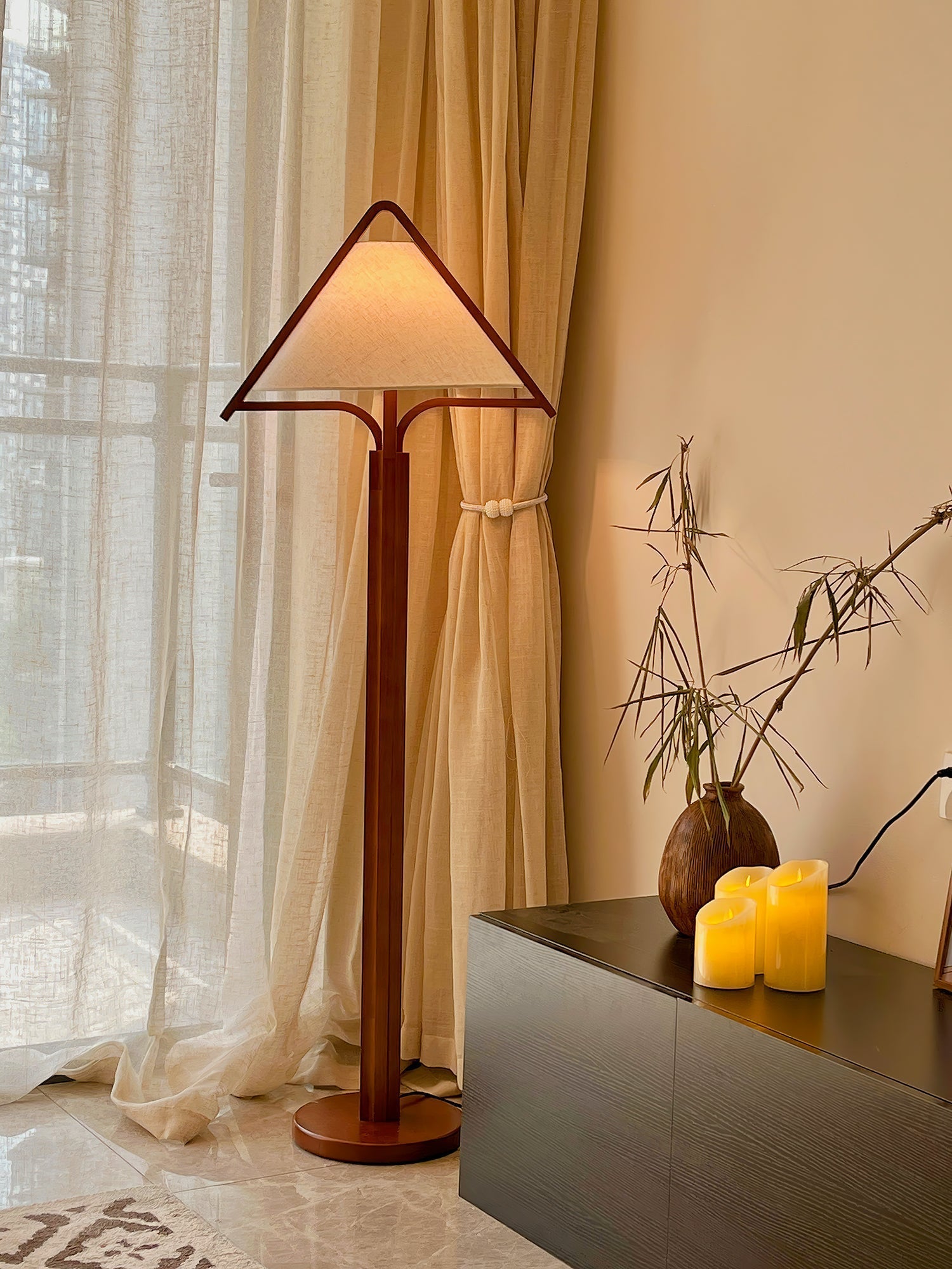 Triangle Shade Floor Lamp