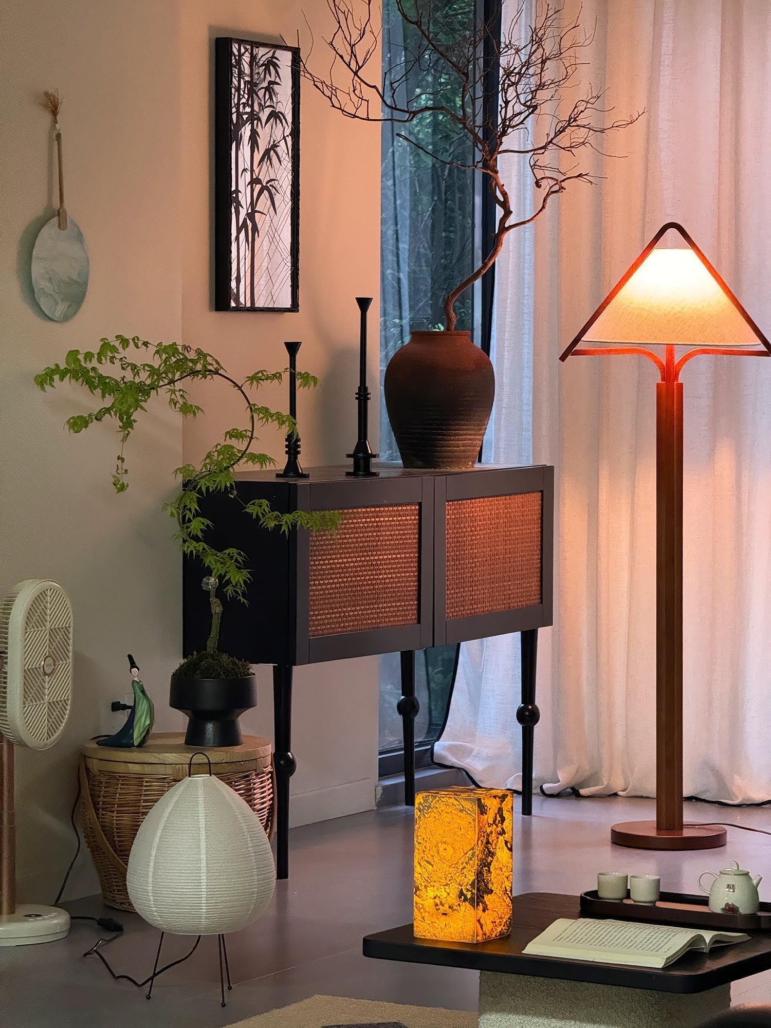 Triangle Shade Floor Lamp