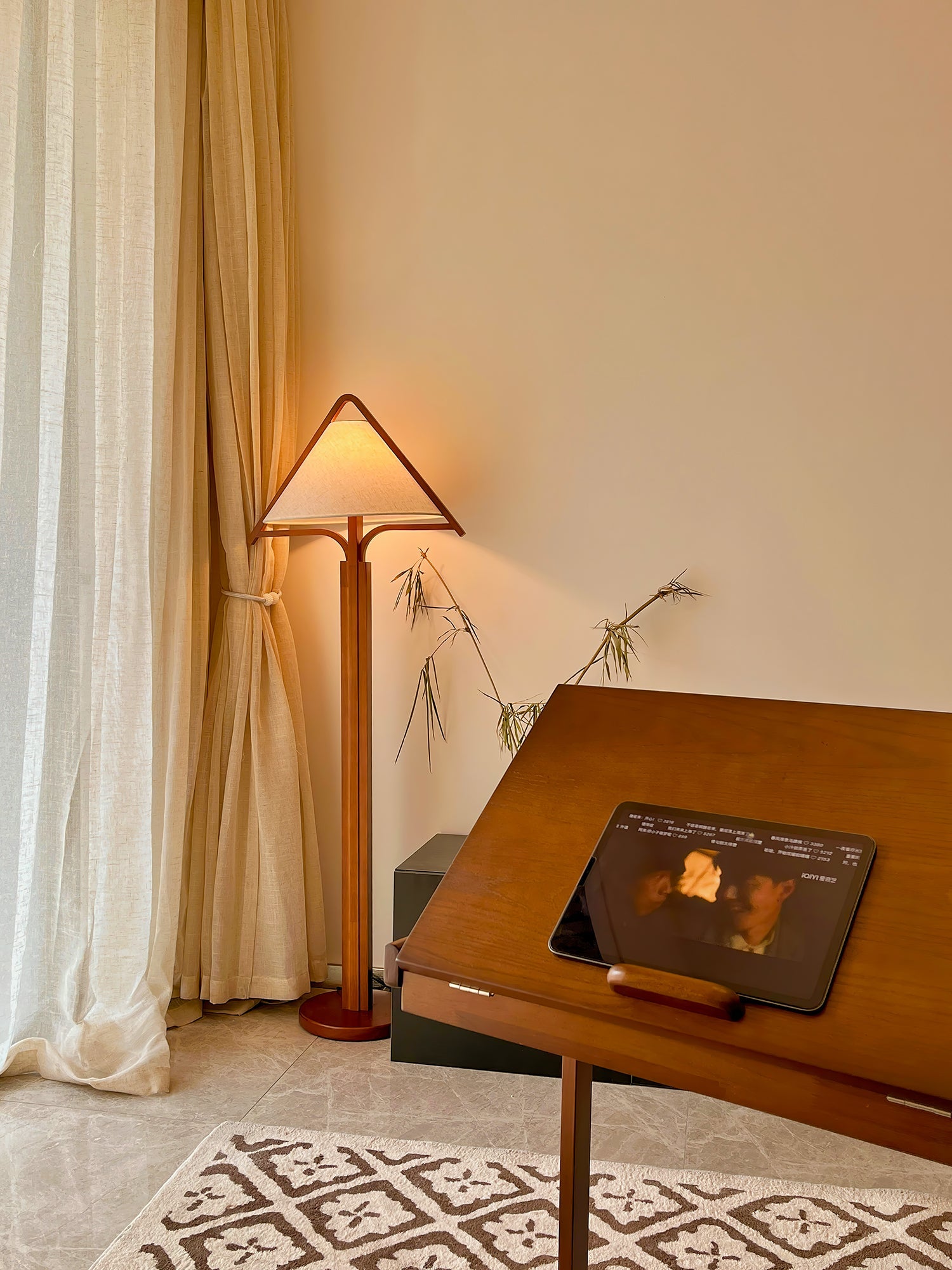 Triangle Shade Floor Lamp