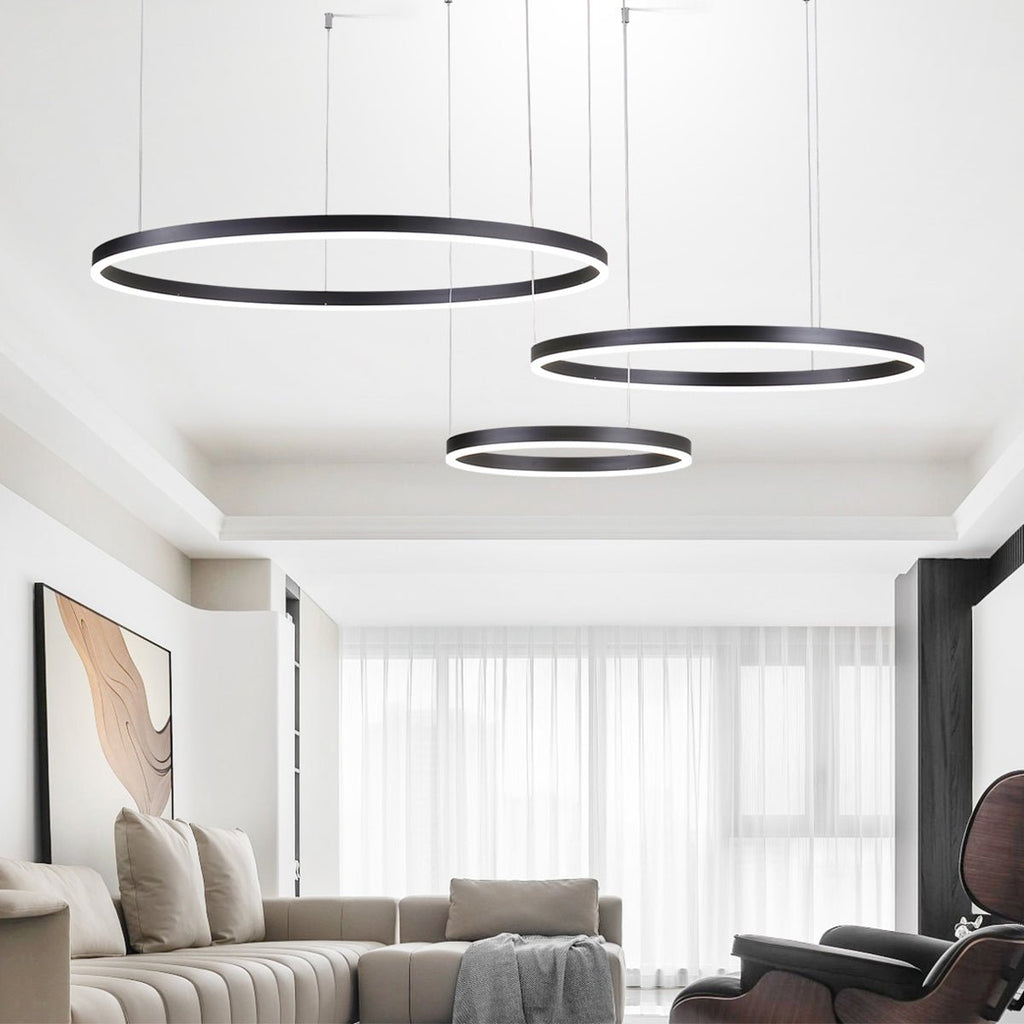 Triple Ring Chandelier