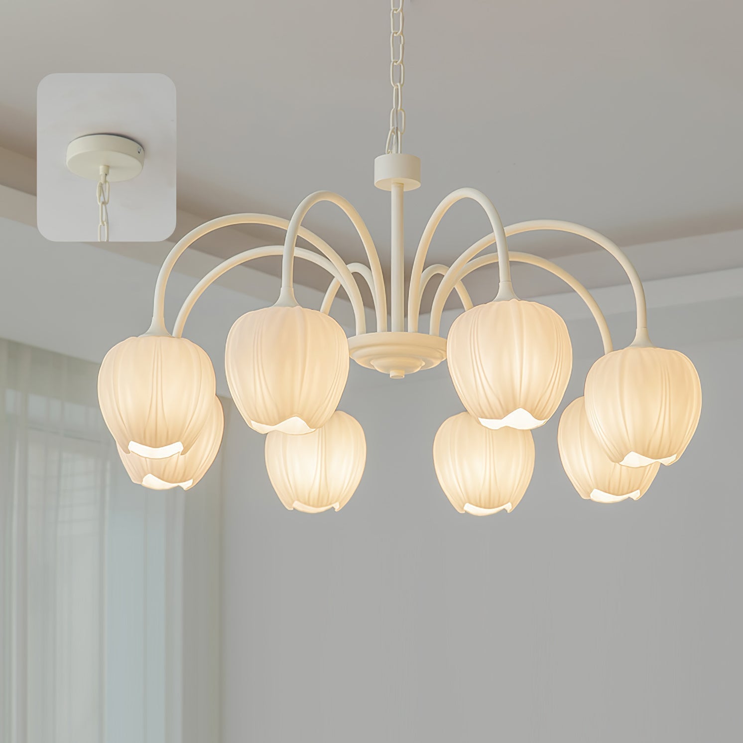 Tulip Bud Chandelier - ZozHome