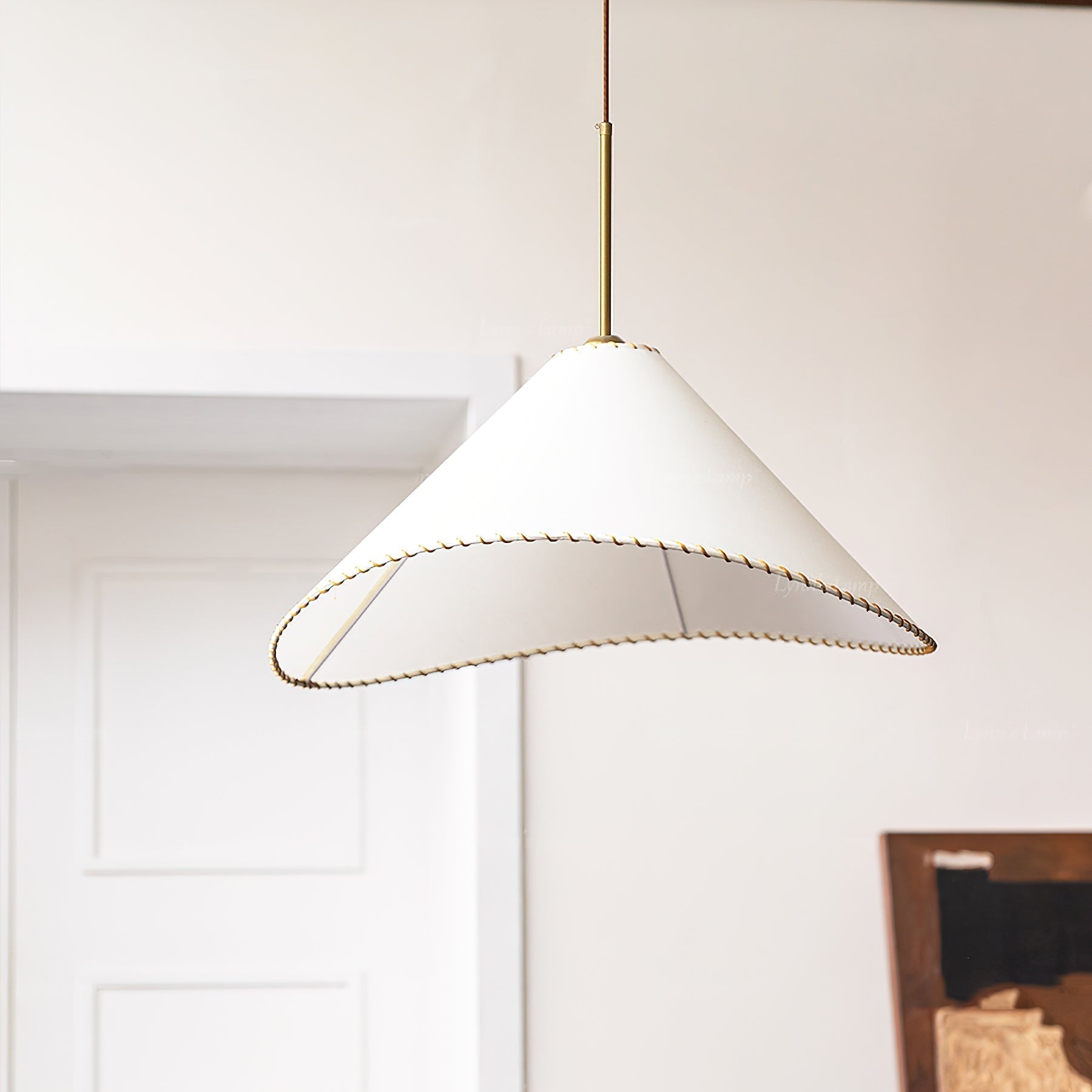 Twisted Shade Pendant Lamp