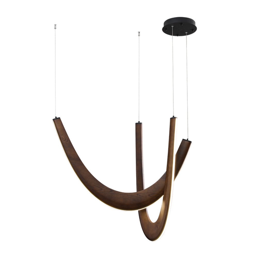 U Wooden Pendant Lamp - ZozHome