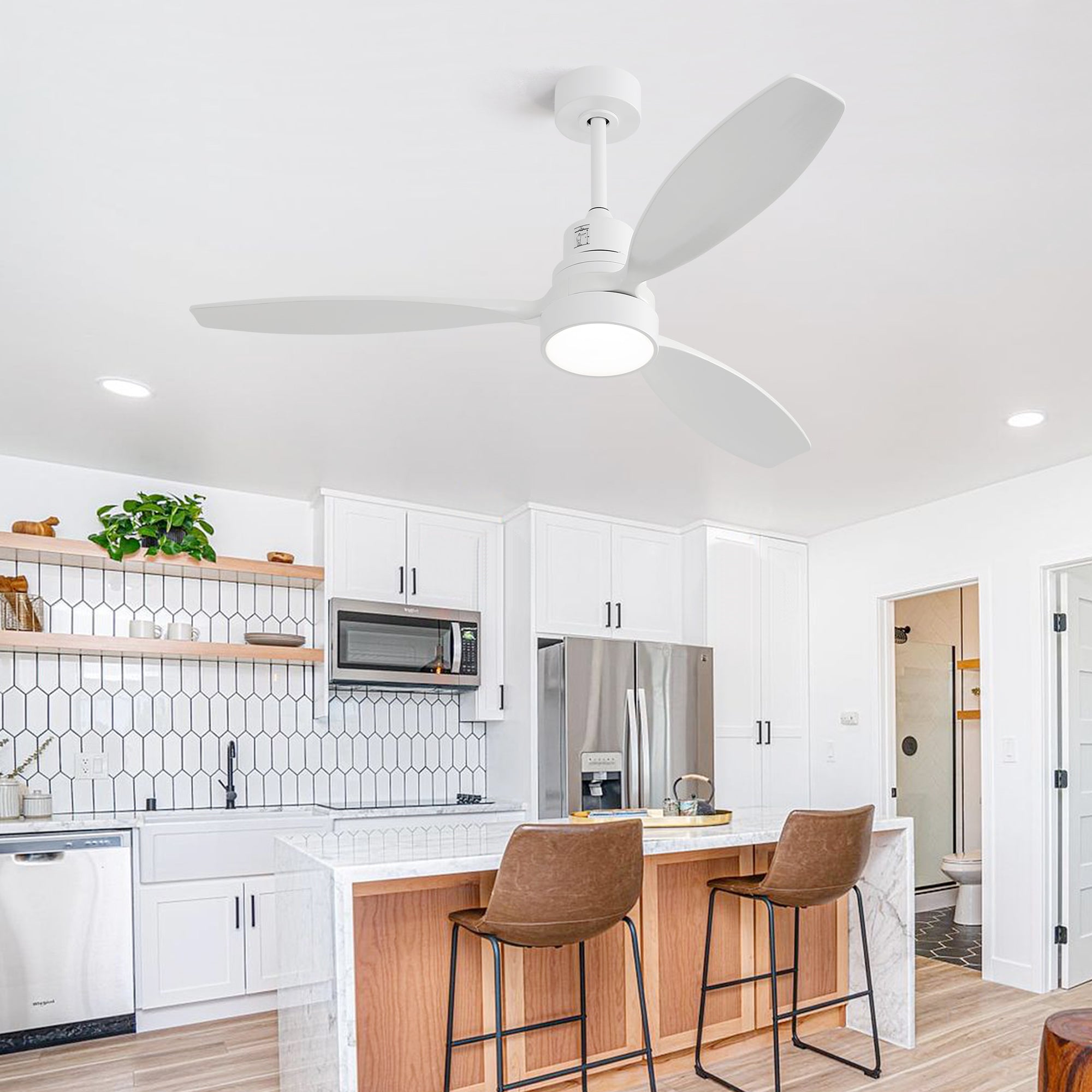 Valora Wooden Ceiling Fan Light