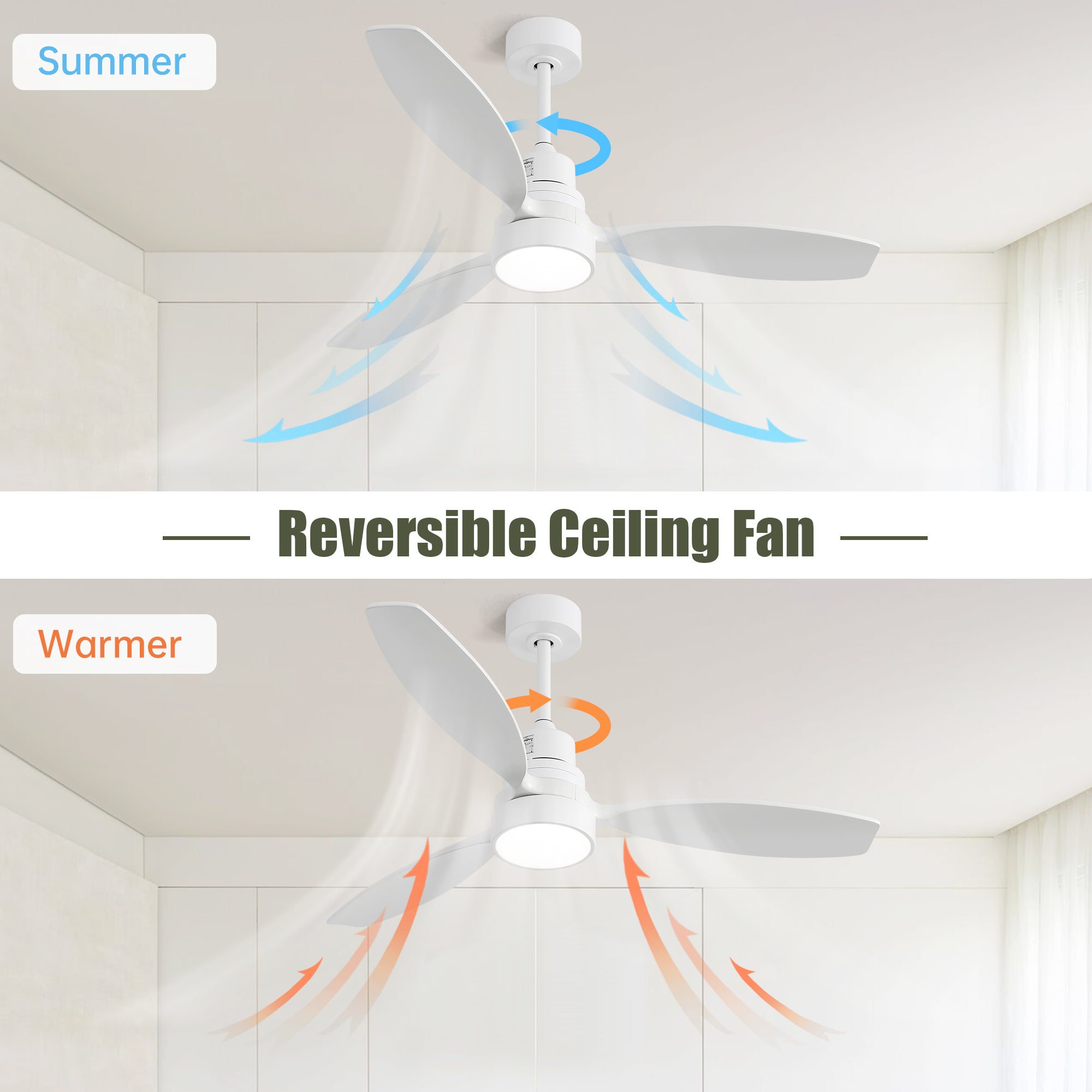Valora Wooden Ceiling Fan Light