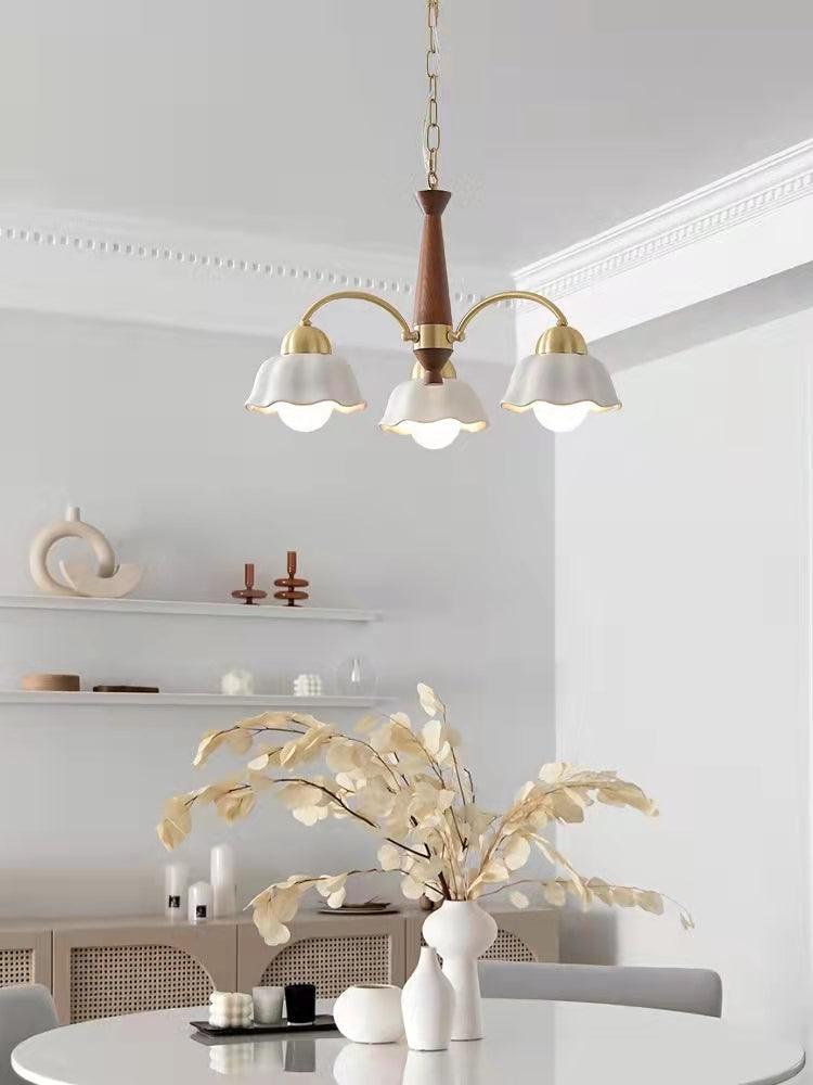 Vera Modern Brass Chandelier
