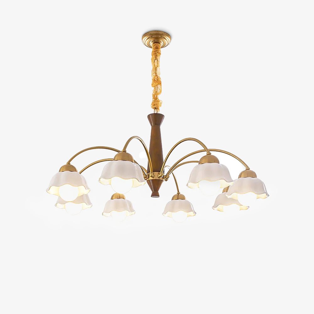 Vera Modern Brass Chandelier