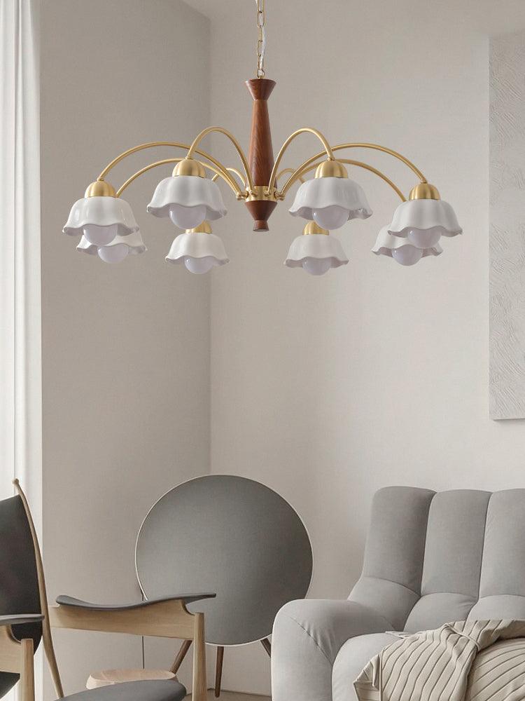 Vera Modern Brass Chandelier
