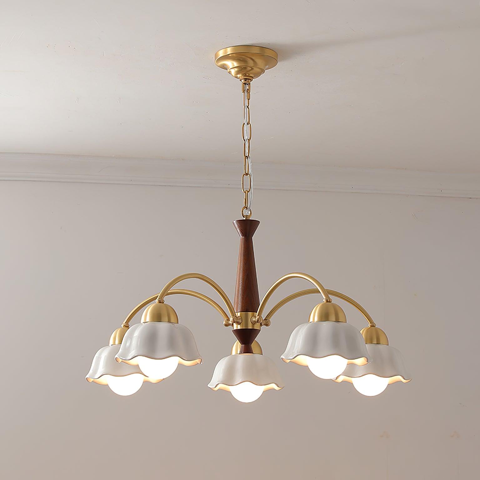 Vera Modern Brass Chandelier