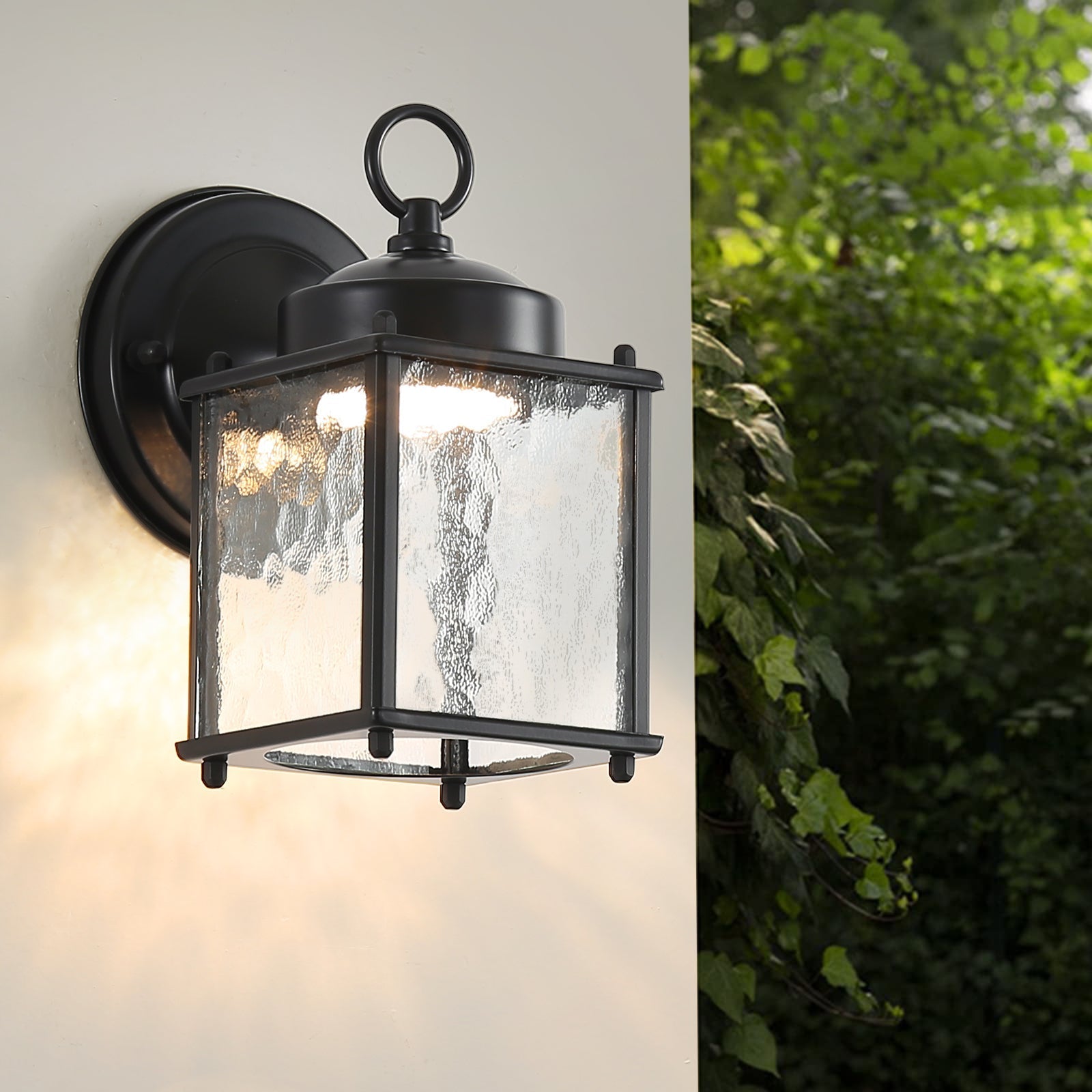 Vintage Black Outdoor Wall Lamp