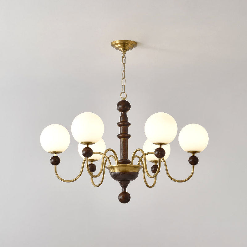 Vintage Curved Sphere Chandelier - ZozHome
