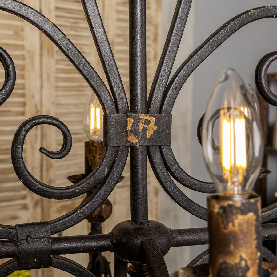 Vintage Elegance Candle Chandelier