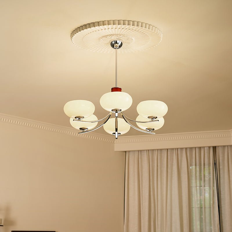 Vintage Pumpkin Chandelier