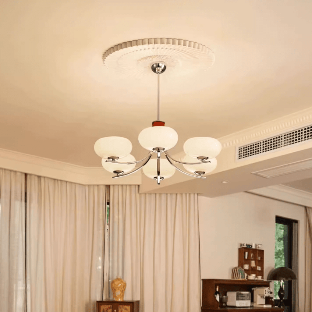 Vintage Pumpkin Chandelier