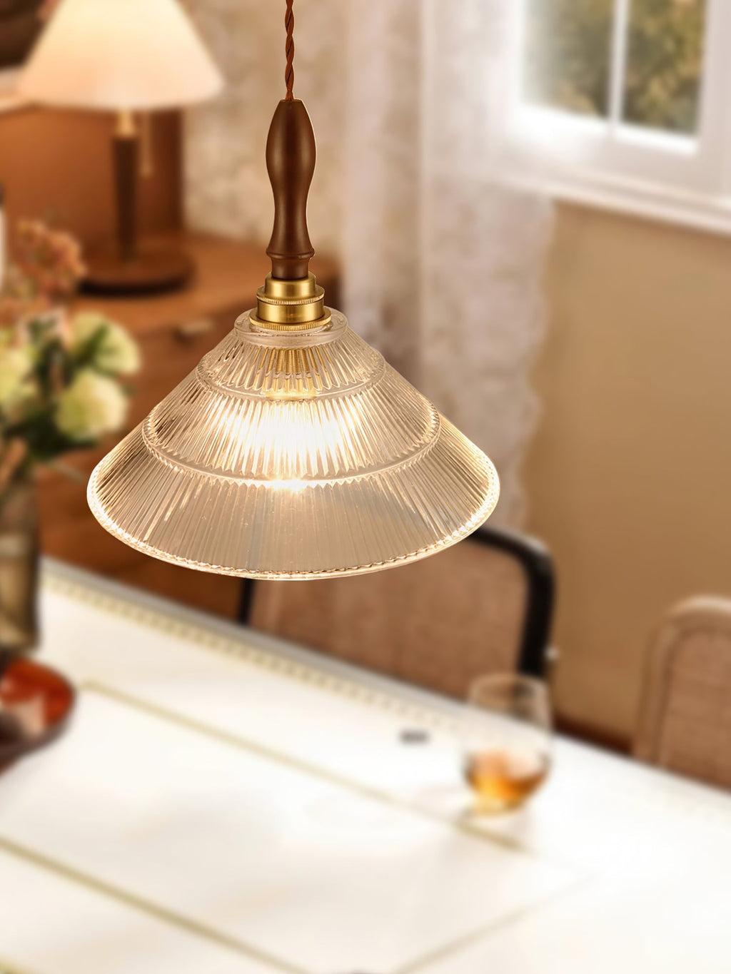 Vintage Ripple Pendant Lamp