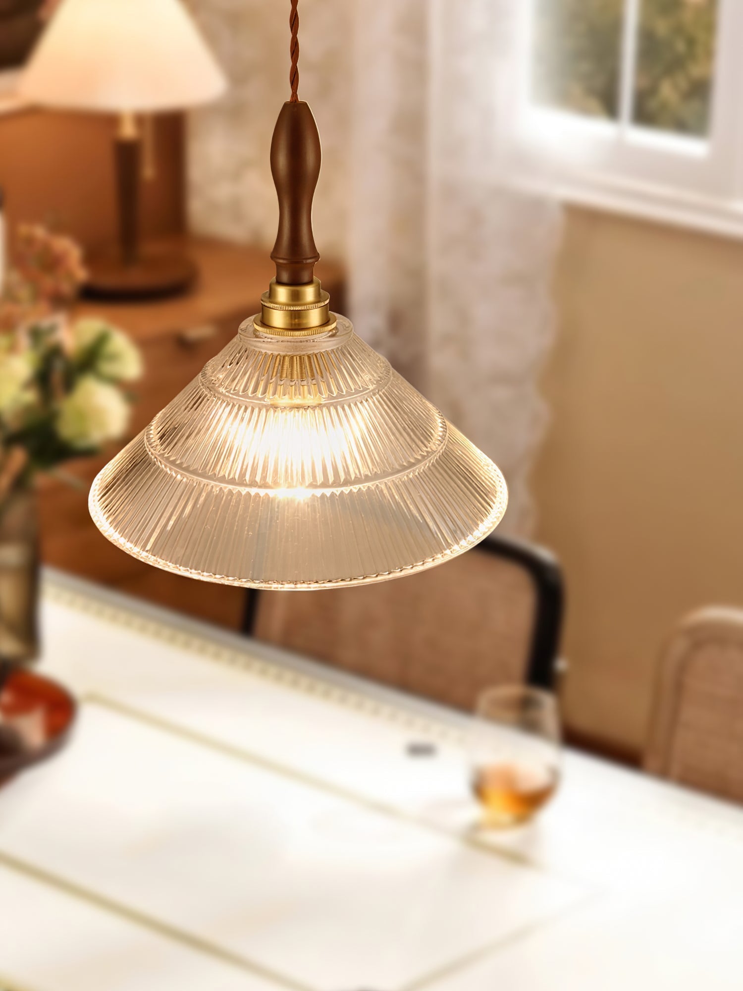 Vintage Ripple Pendant Lamp