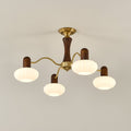 Walnut Color Embrace Chandelier - ZozHome