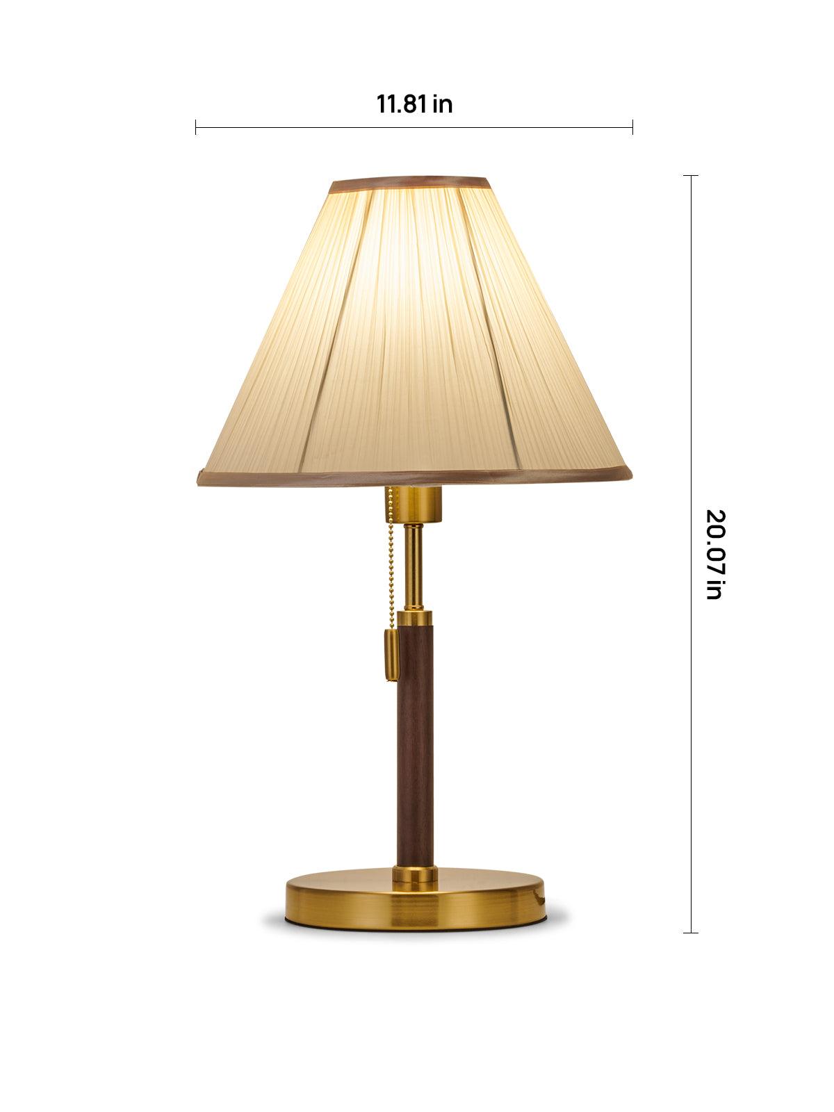 Walnut Table Lamp